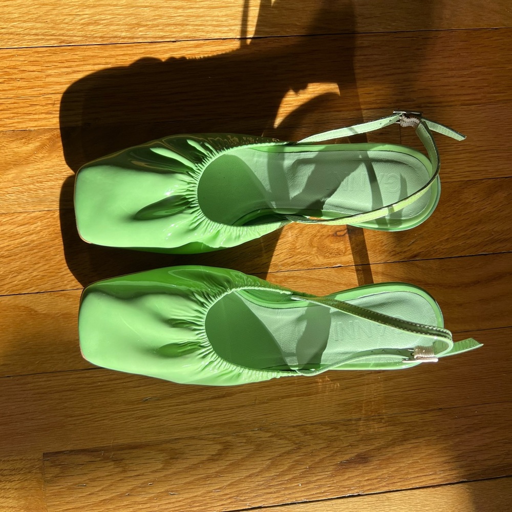 Green Women's Slingback Shoes